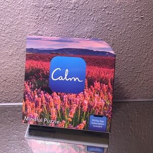 Purple and Pink Puzzle Game for Relaxation CALM - YOU ARE ENOUGH PUZZLE